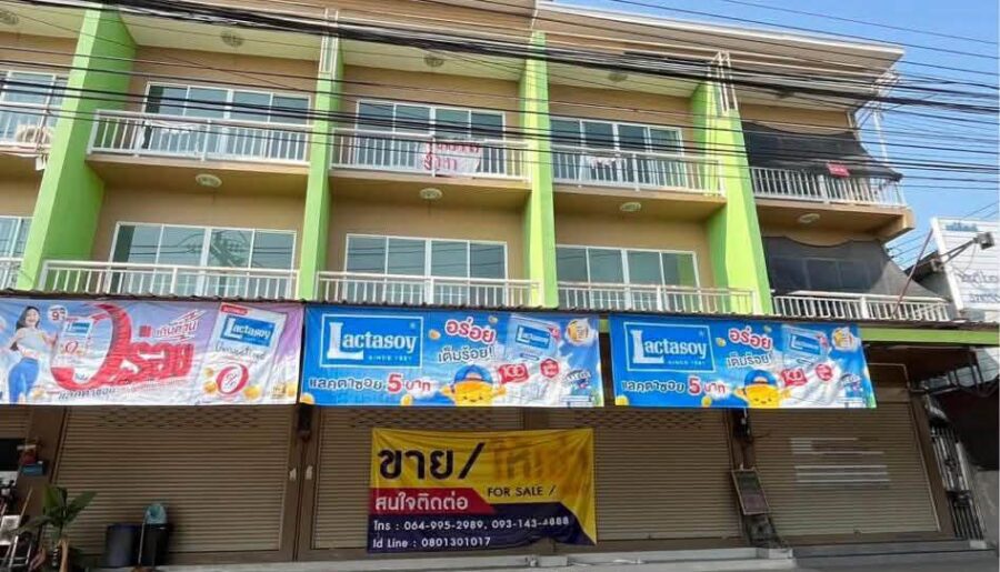 ขายที่ดินติดถนนใหญ่ ทำเลค้าขายริมปิง เมืองลำพูน