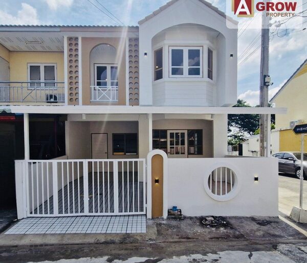 หมู่บ้านพิศาล สุวรรณภูมิ ทำเลดี บ้านหลังมุม รีโนเวทใหม่ พร้อมเข้า