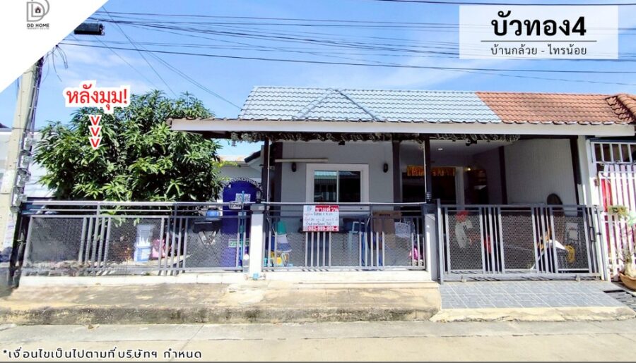ขายหมู่บ้านบัวทอง4 บ้านกล้วยไทรน้อย