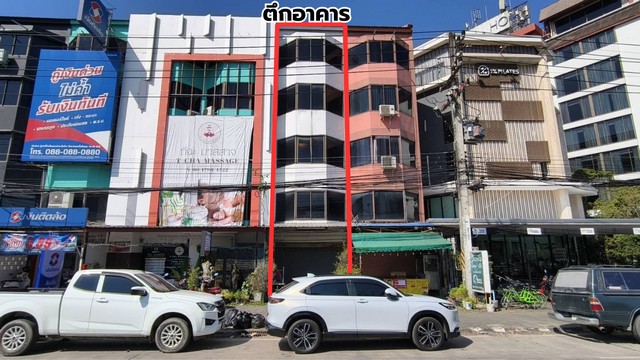 ขายอาคารพาณิชย์ 5 ชั้น ใกล้นิมมาน ใกล้เมญ่า ถนนหลัก พื้นที่ 360 ต