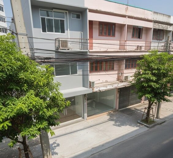 MRTภาวนา 750ม อาคาร 3 ถูกที่สุดในย่านลาดพร้าว 5นอน แอร์ 6 เครื่อง