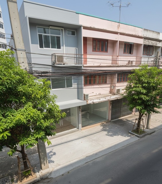 MRTภาวนา 750ม อาคาร 3 ถูกที่สุดในย่านลาดพร้าว 5นอน แอร์ 6 เครื่อง