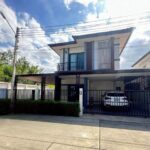 บ้านแฝด2ชั้นหลังริม หมู่บ้านภัทราเลต2 มีพื้นที่ทำสวนให้เช่าพร้อมเ