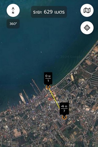 ขายที่ดินฝั่งทะเลขนาดที่ดิน ตำบลบางเสร่ อำเภอสัตหีบ จังหวัดชลบุร
