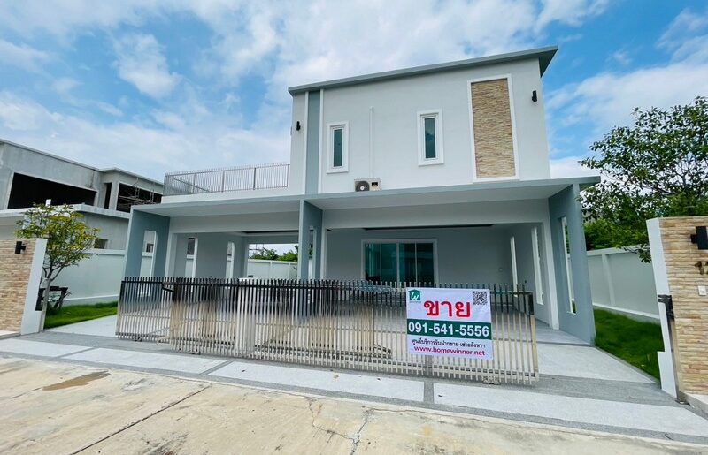 ขายบ้านเดี่ยว 2 ชั้น สร้างใหม่ ซอยหมู่บ้านศรีเจริญวิลล่า 24