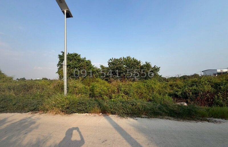 ขายที่ดิน 2 แปลงติดกัน 10 ไร่ ริมถนน ซอยประชาอุทิศ 90