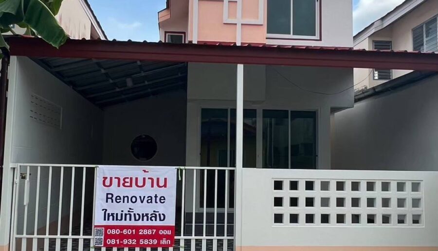 บ้านมินิมอล เสร็จแล้ว 100% หาเจ้าของใหม่ให้น้อง ล้านต้นๆ
