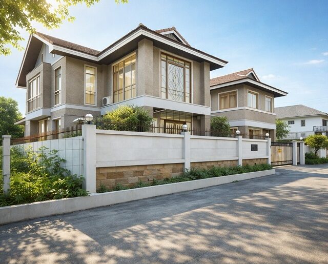 บ้านเดี่ยว 2ชั้นหลังให้เช่าเดอะเซอร์เคิล ราชพฤกษ์ 2.1กม 5นอน