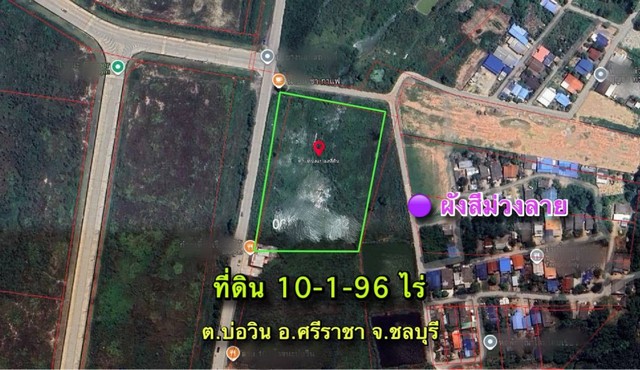 ขายและให้เช่าที่ดินศรีราชาชลบุรี 10-1-96 ไร่