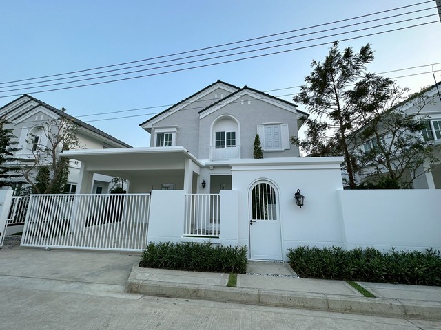 ให้เช่าบ้านเดี่ยว 2ชั้น หมู่บ้านชัยพฤกษ์ บางนา กม.15 ตกแต่งพร้อมอ