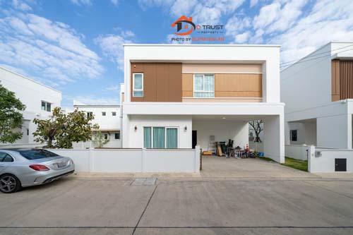 ให้เช่า บ้านเดี่ยว โมเดน พระราม 2 มี 4 นอน 4 น้ำ 65.80 ตร.ว. จอดร