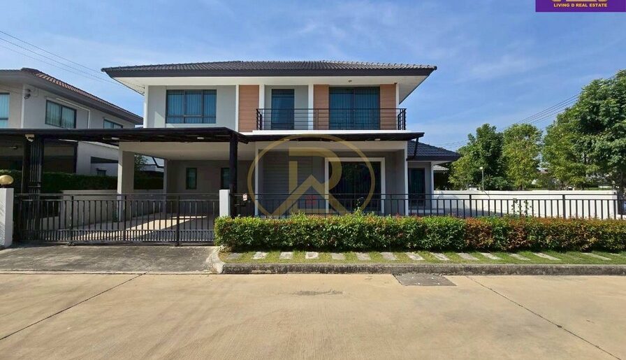 ขายบ้านเดี่ยว บ้านหลังใหญ่ หัวมุมโครงการ เพฟ(Pave)บ้านโพธิ์-ฉะเชิ