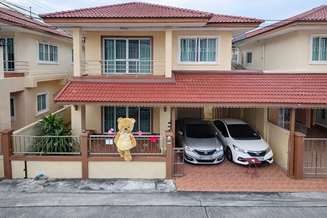 บ้านเดี่ยว 2 ชั้นให้เช่า 3นอน ตลาดบางแก้ว 900 ม. เมกาบางนา 3 กม.
