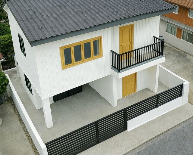 บ้าน 2ชั้น 50 ตร.วา. ซ.เทพรักษ์ ใหม่ที่สุด BTSสายหยุด 2.5กม.