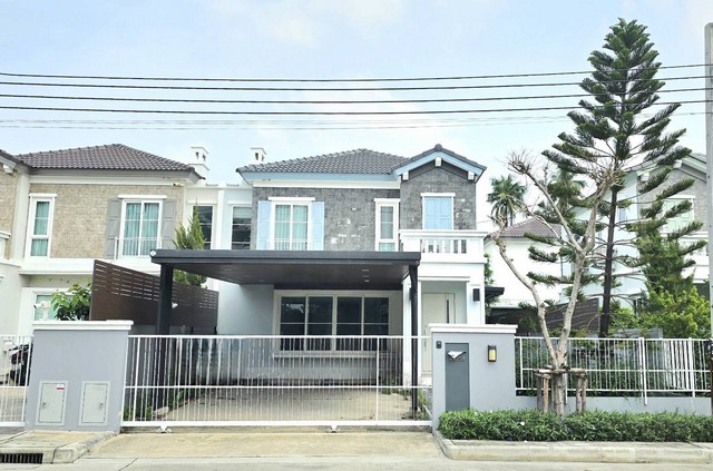 บ้านแฝด อัญญ่า ราชพฤกษ์ – นครอินทร์ ติดถนนเมน ถูกสุดในโครงการ