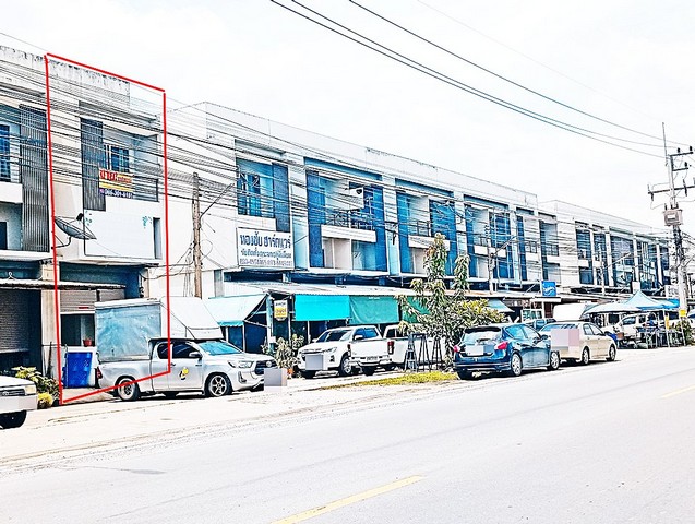 ตึกแถวติดถนนเอราวัณ1ใกล้ตลาดไทวิวคลอง16.4ตรว.2.5ชั้นคลอง2คลองหลวง