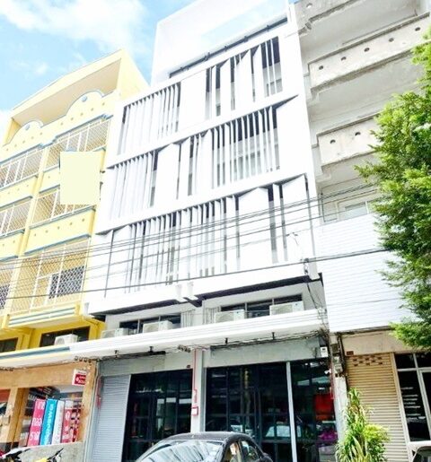 2คูหา อาคาร โชว์รูม ให้เช่า 5.5ชั้น พร้อมทำธุรกิจ MRTไทรม้า 250ม.