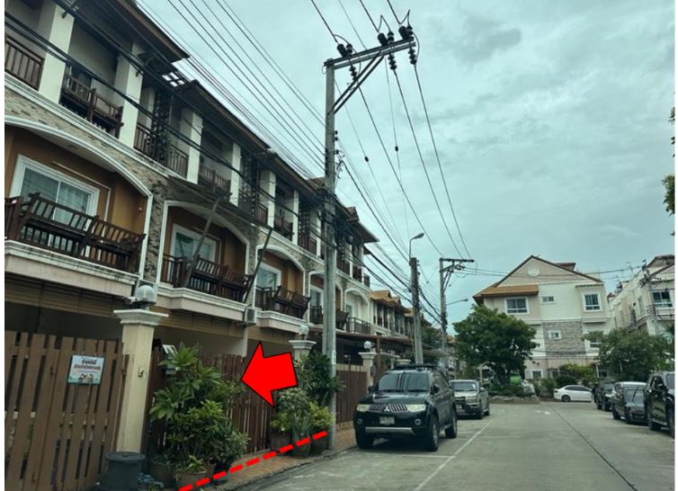 ขายทาวน์เฮ้าส์ 3 ชั้น โครงการนนทรีเพลส ทำเลดี จังหวัดนนทบุรี