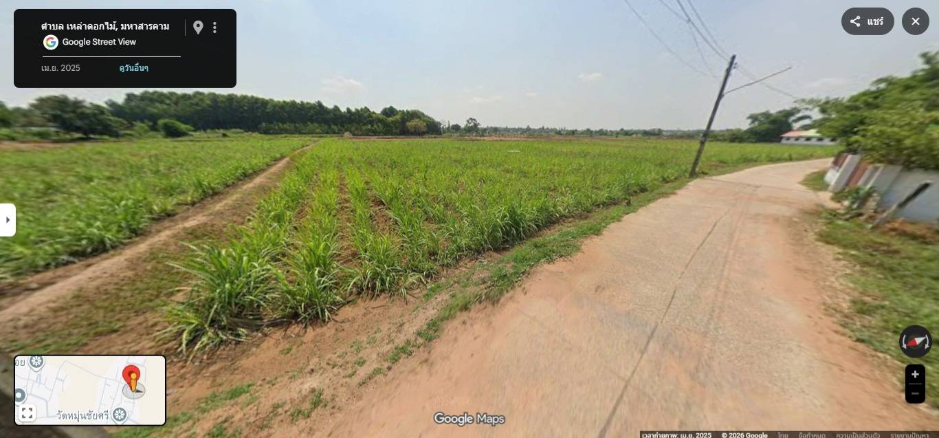 ขายที่ดินเปล่า ทำเลดี อำเภอชื่นชม มหาสารคาม