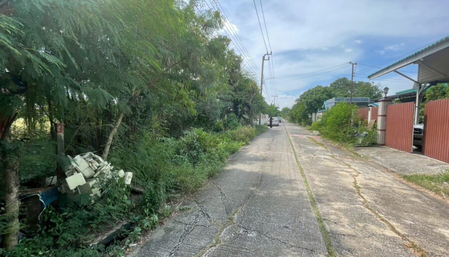 ขายที่ดิน 100 ตรว. ติดถนนคู้-คลองสิบ หนองจอก กรุงเทพมหานคร