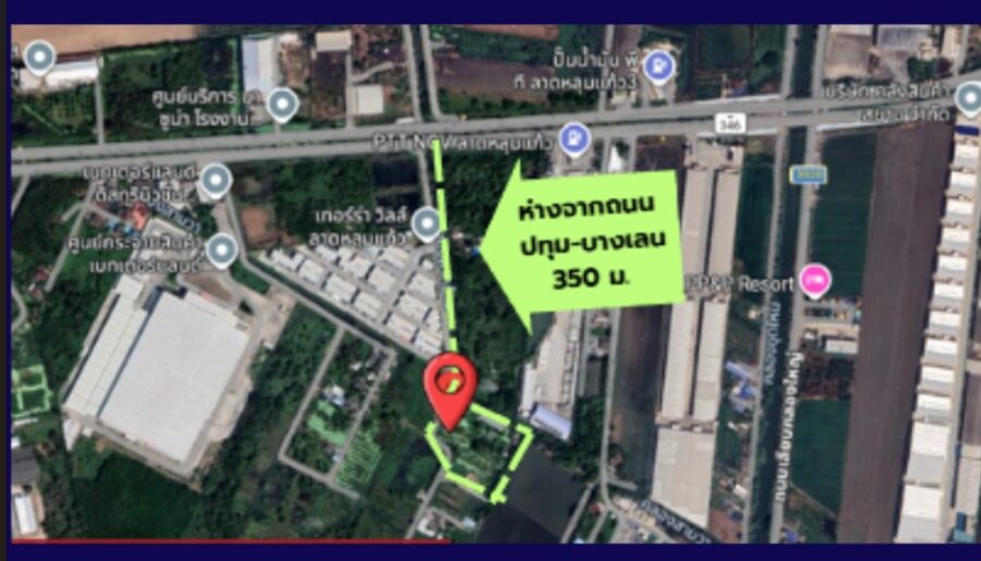 PZ696-ขายที่ดินถมแล้ว 5-3-31 ไร่ ลาดหลุมแก้ว จังหวัดปทุมธานี