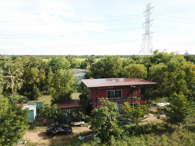 ขายที่ดินพร้อมสิ่งปลูกสร้าง ริมน้ำ 3 ไร่ 2 งาน สามโคก-ปทุมธานี