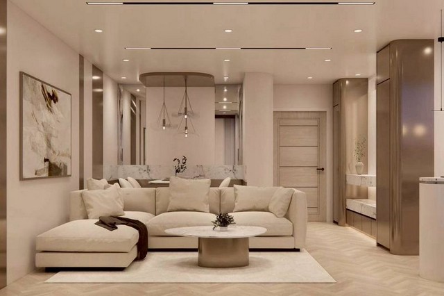 คอนโด ห้องใหญ่ รีโนเวทใหม่ สไตล์ Modern Homey 103คอนโด3