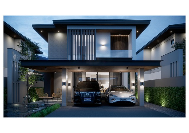 บ้านสร้างใหม่พร้อมสระว่ายน้ำ เชียงใหม่ ใกล้เมือง เข้าอยู่ได้ทันท