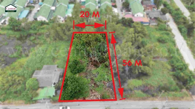 ที่ดินเปล่า 285 ตร.วา ซอยบงกช 55 คลอง 2 ปทุมธานี