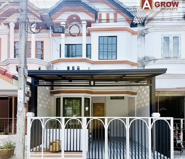 หมู่บ้านทาวน์แอนคันทรี ซอยสังฆสันติสุข 16 ตกแต่งครบ พร้อมเข้าอยู่