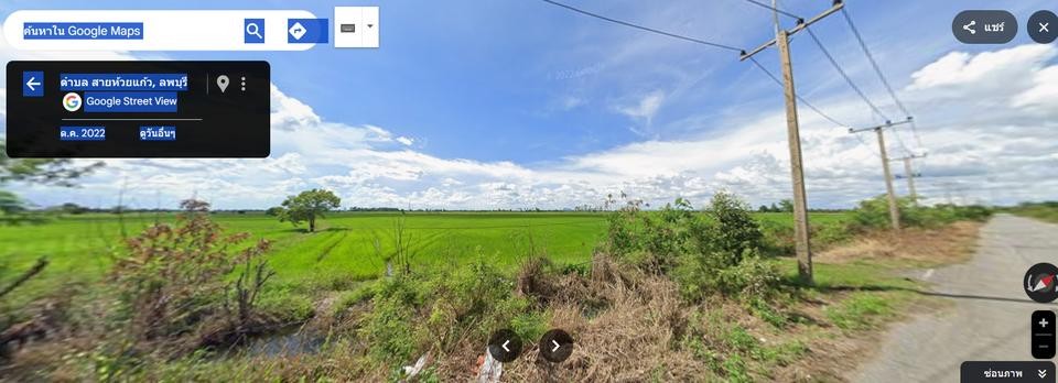 ขายที่นา 61-3-44 ไร่ อำเภอบ้านหมี่ จังหวัด ลพบุรี