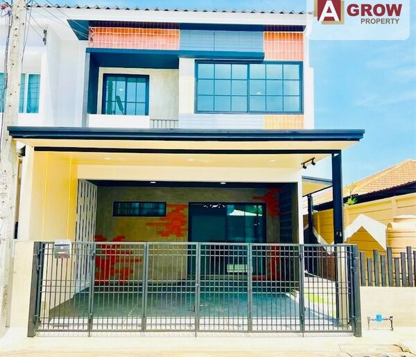 หมู่บ้านเดอะทรัสต์ ทาวน์ วงแหวน – ลําลูกกา หลังมุม ตกแต่งครบพร้อม