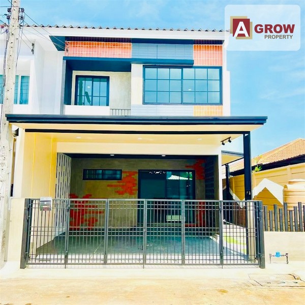 หมู่บ้านเดอะทรัสต์ ทาวน์ วงแหวน – ลําลูกกา หลังมุม ตกแต่งครบพร้อม
