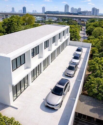 ปรับปรุงใหม รร.กรุงเทพคริสเตียน 2 กม.โกดัง 2 ชั้น 6 คูหา 820 ตร.ม