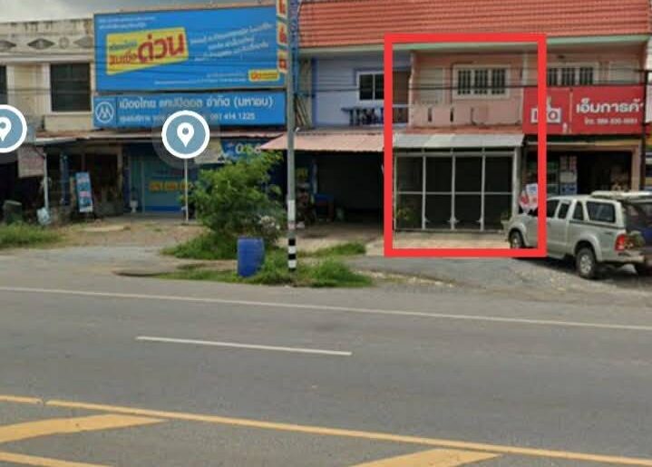 อาคารพาณิชย์ 2 ชั้น ทำเลทองใกล้สี่แยกไฟแดง โคกตูม ลพบุรี