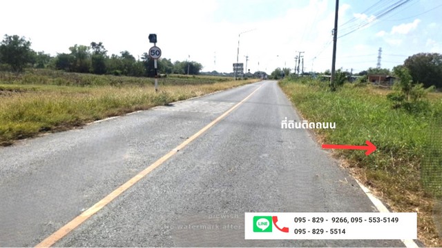 ขายถูกที่ดิน 9-2-11ไร่ ติดถนนหลัก ใกล้นิคมโรจนะ อ.ภาชี อยุธยา