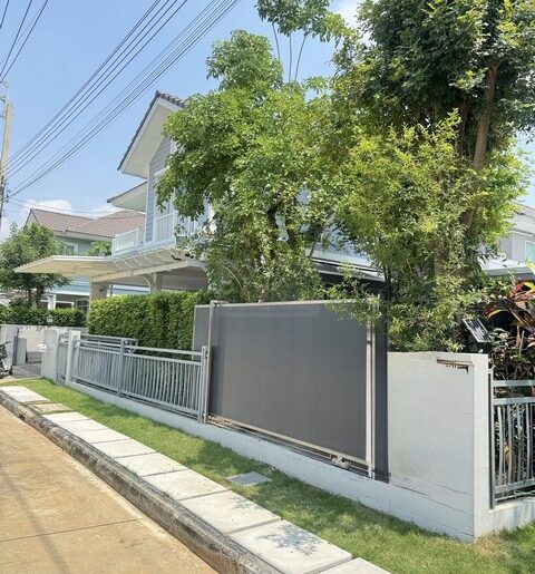 ให้เช่าบ้านเดี่ยวหลังมุม 72 ตรว. 4 นอน บุราสิริ ปัญญาอินทรา ใกล้แ