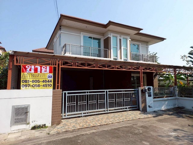 ขาย/เช่า บ้านเดี่ยว 2ชั้น 80 วา หลังมุม หมู่บ้านเดอะพาร์ค บางกร