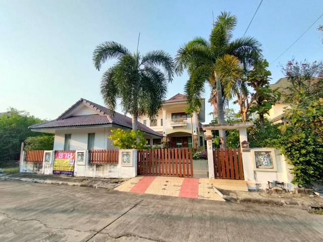 ขายบ้านเดี่ยว 2 ชั้น หมู่บ้านสวนปาล์ม โซนเลควิว เมืองสมุทรสาคร