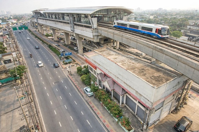 อาคาร 3ชั้น 1ไร่ 1000ตร.ม.BTS ศรีนครินทร์ 5 สุขุมวิท83 BTSปากน้ำ