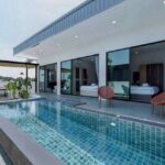 พูลวิลล่าโมเดิร์น บรรยากาศสงบ วิวสวนดอกไม้ แม่ริม