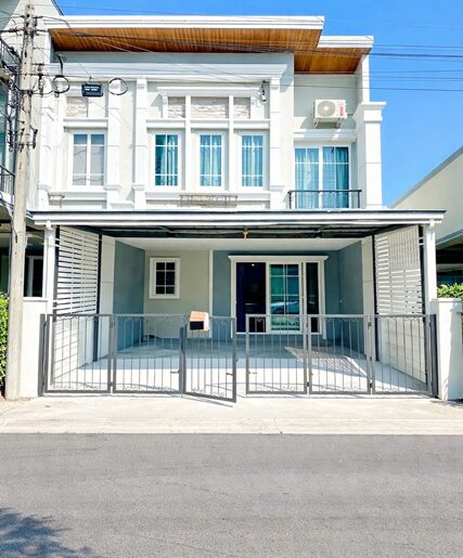 เจโม 900 ม. 4นอน บางนา-สวนหลวง ทาวน์เฮาส์หัวมุม 2ชั้น 3น้ำ ม.ราม2