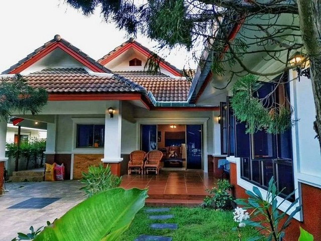 บ้านให้เช่า เฟอร์นิเจอร์ครบ บ้านสวย กว้างขวาง บรรยากาศดี แม่ริม