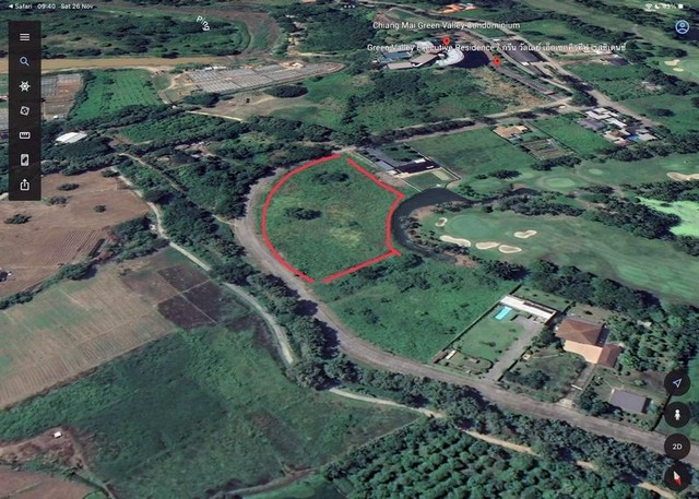 ขายที่ดินเปล่าตรว.ละ 13,500 บาท บรรยากาศดี เงียบสงบ แม่ริม