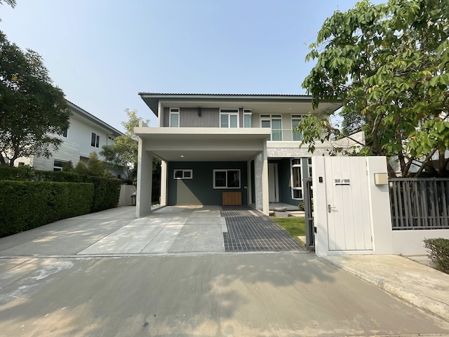 BH4002 ให้เช่าบ้านเดี่ยวหรู มัณฑนา บางนา วงแหวน รามคำแหง 2 ถนนเมน