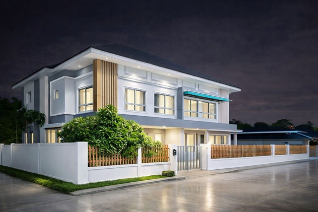 โลตัส ประชาสามัคคี 3 นอน 2 น้ำ บ้านคลองสวน บ้าน 2 ชั้น ประชาอุทิ