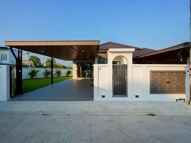 บ้านเดี่ยวสร้างใหม่หลังริม สุขุมวิท 500 ม. พัทยา–นาเกลือ บางละมุ