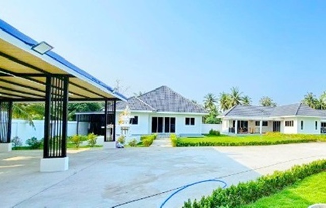 บ้านเดี่ยว 100ตร.ว.134 ตร.ม.ตลาดปราณบุรี 800 ม. 2นอน วัดนาห้วย