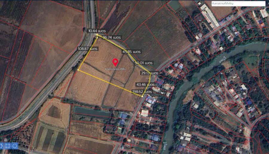 ขายที่เปล่าบ้านแพรกพระนครศรีอยุธยา..ที่เปล่าติดถนนบ้านแพรก
