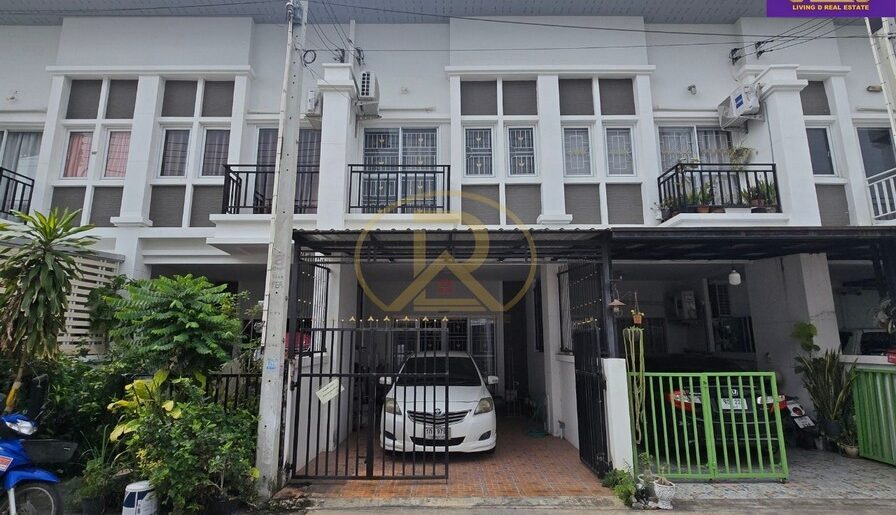 ขายขาดทุน ทาวน์เฮ้าส์2ชั้น บางแสนวัลเล่ย์ ห้วยกะปิ เมืองชลบุรี